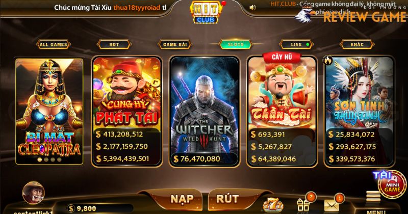 Kho Game Slot Hitclub